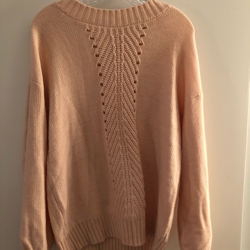 Peach sweater
